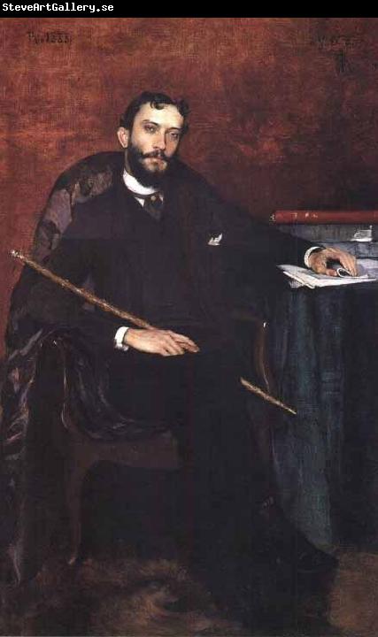 Rodolfo Amoedo Retrato de Gonzaga Duque